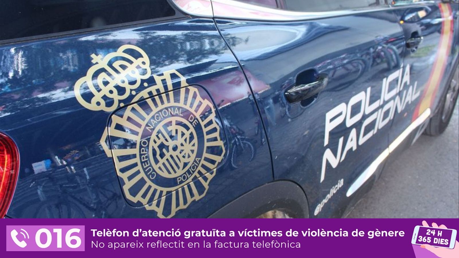 Vehicle de la Policia Nacional en una imatge d'arxiu