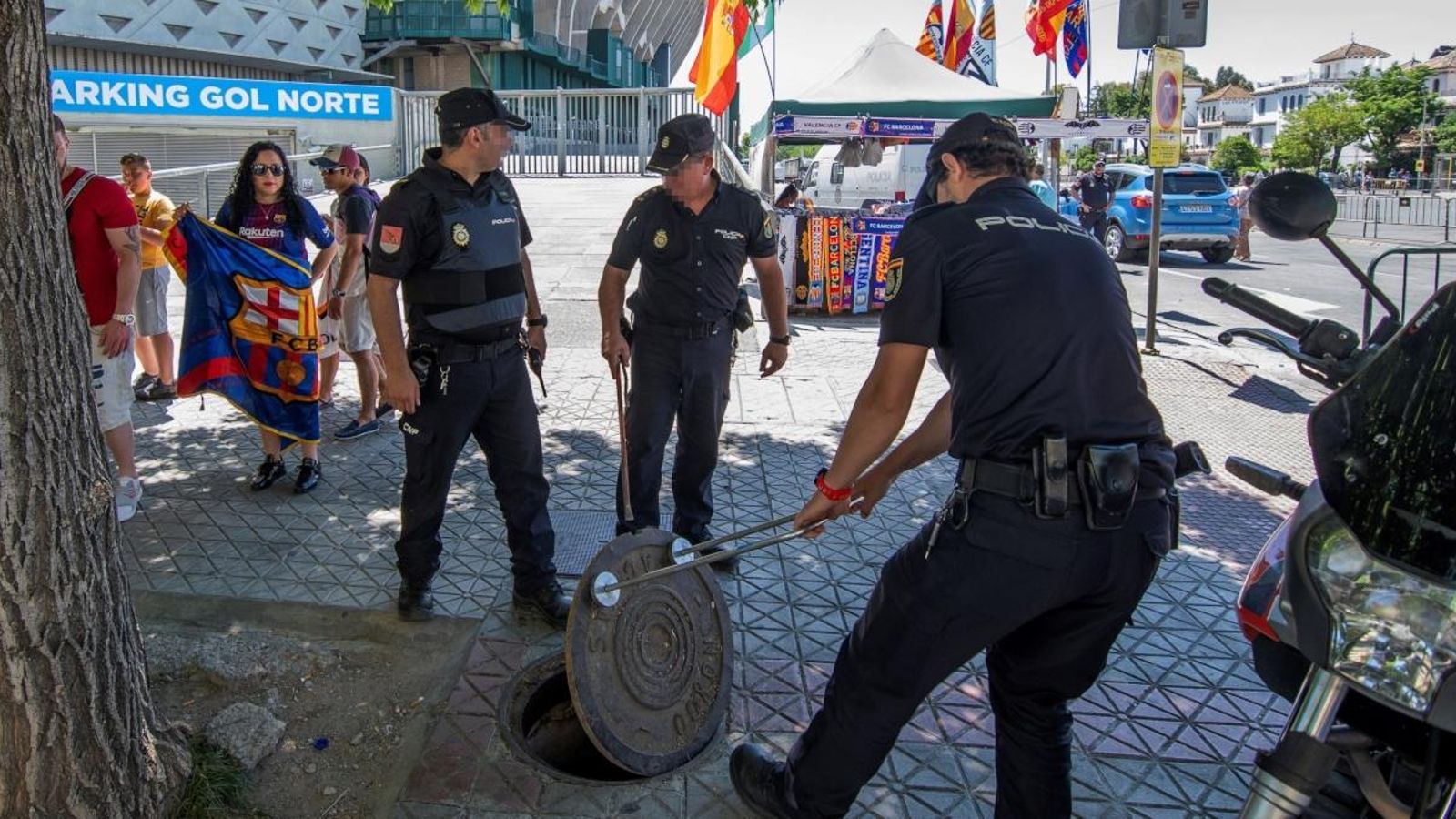 Detinguts 23 ultres del FC Barcelona per incidents a Sevilla