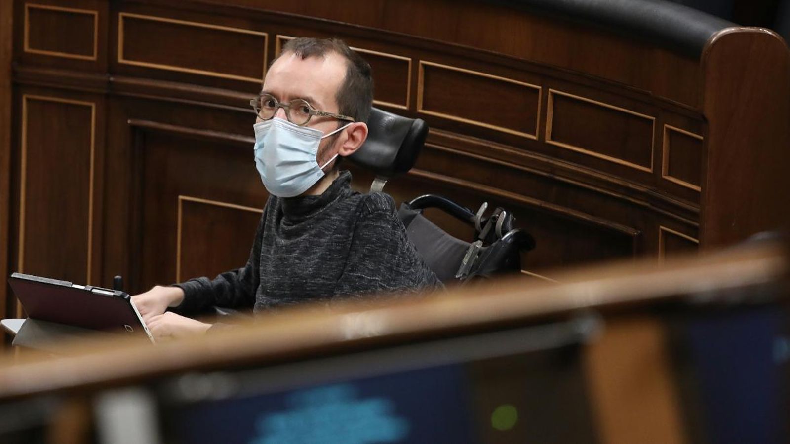 El portaveu d'Unides Podem en una sessió del Congrés