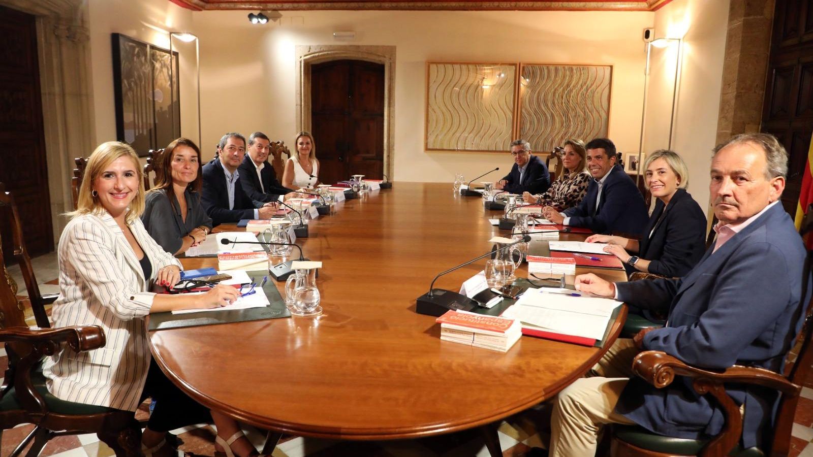 Carlos Mazón presideix la reunió extraordinària del Ple del Consell