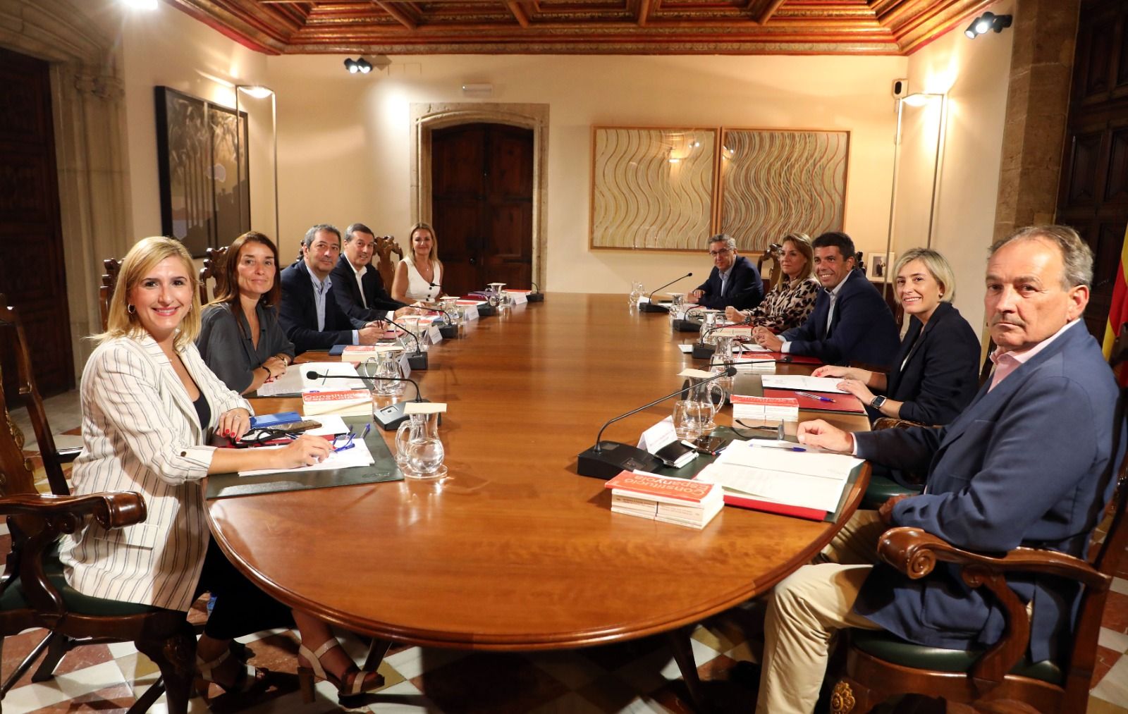 Carlos Mazón presideix la reunió extraordinària del Ple del Consell