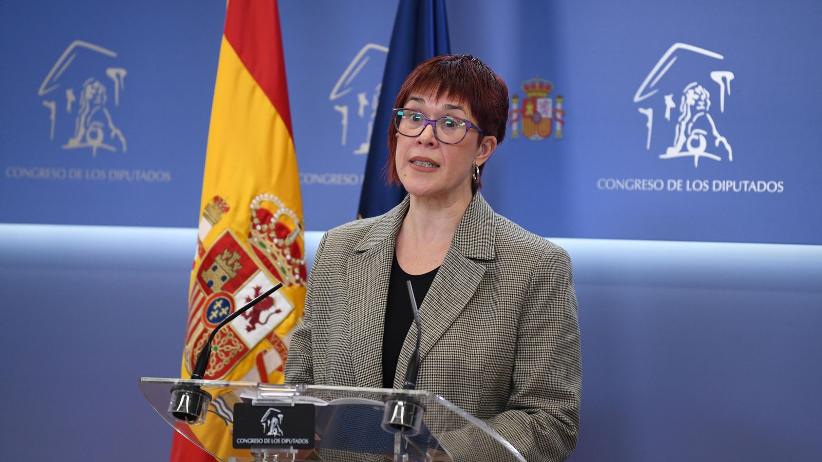La diputada de Compromís i portaveu adjunta de Sumar, Àgueda Micó