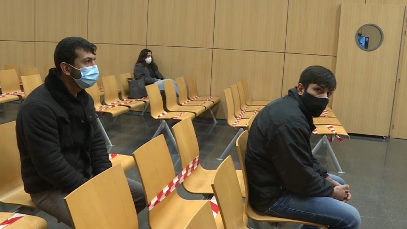 Els dos germans acusat d'estafa en la sessió del judici que s'ha celebrat aquest matí a Gandia