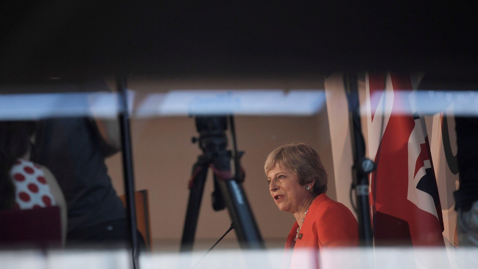 Theresa May en la roda de premsa posterior a la reunió de caps d'Estat o de govern de la UE a Salzburg Theresa May en la roda de premsa posterior a la reunió de caps d'Estat o de govern de la UE a Salzburg