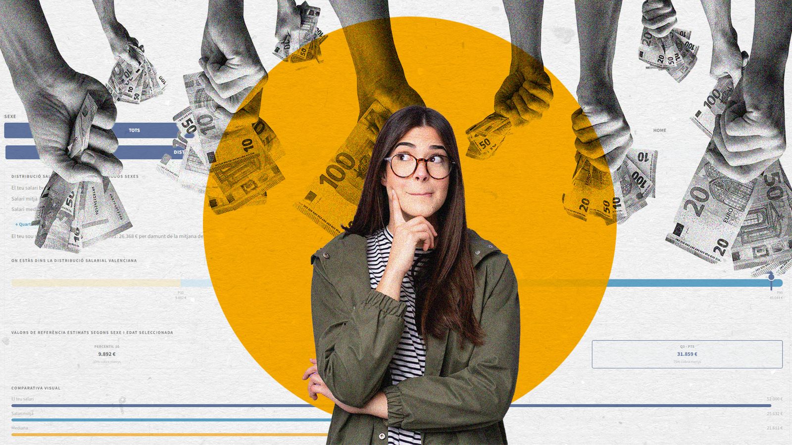 Cobres molt o poc en comparació a la resta de la població valenciana?