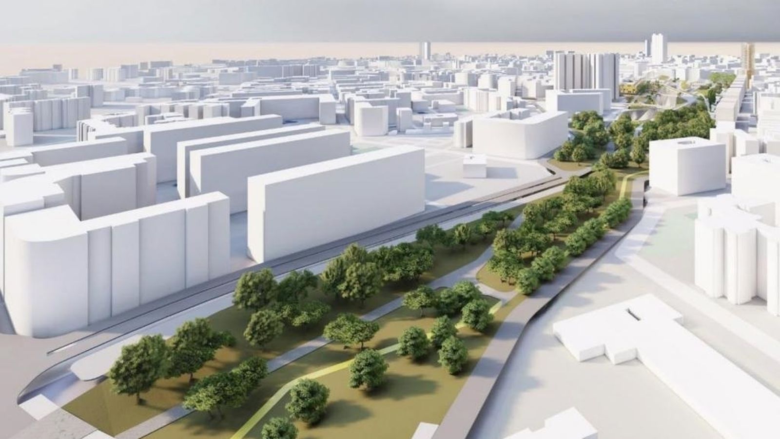 Recreació del Parc Central d'Alacant