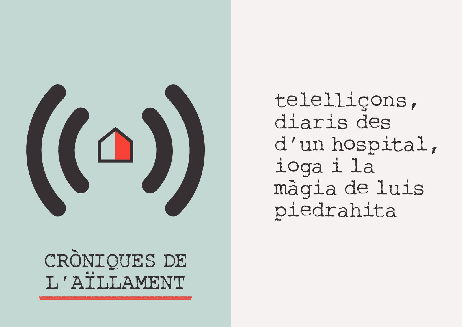 26.03.2020 | Telelliçons, diaris des d'un hospital, ioga i la màgia de Luis Piedrahita