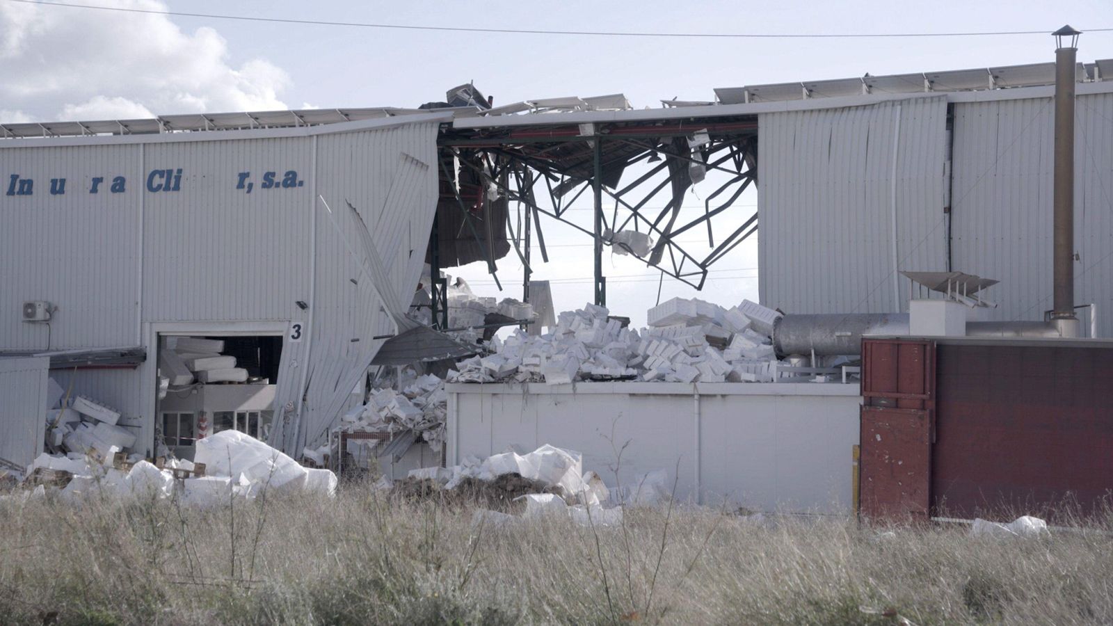 Estat en què van quedar les instal·lacions de l'empresa Climber després de l'explosió mortal Estat en què van quedar les instal·lacions de l'empresa Climber després de l'explosió mortal