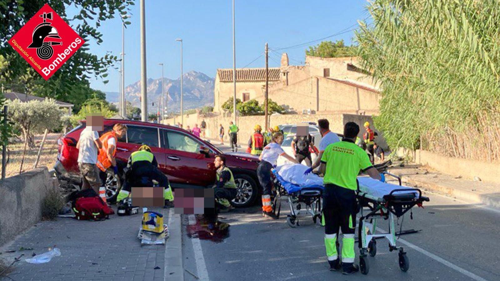 L'accident ha tingut lloc entre Mutxamel i Tàngel L'accident ha tingut lloc entre Mutxamel i Tàngel