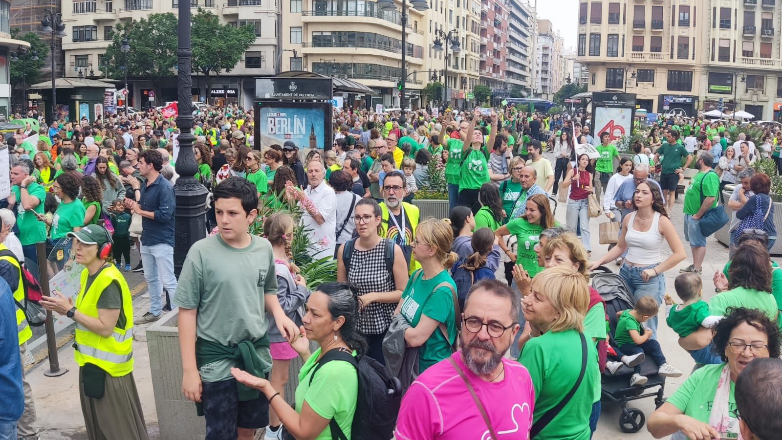 Manifestació, este divendres, al centre de València