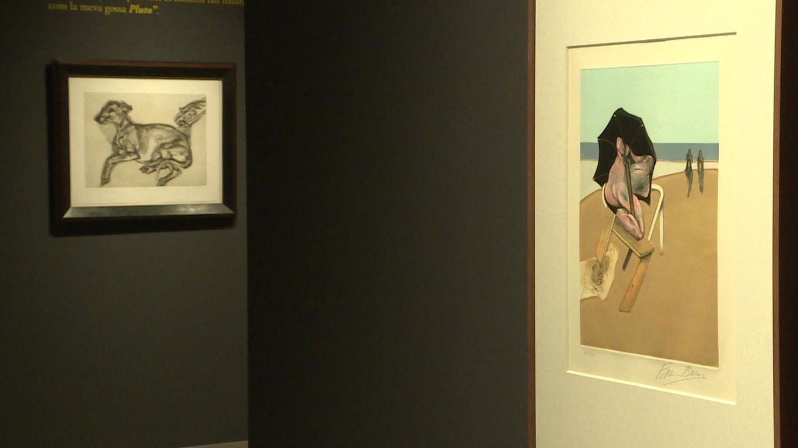 L'obra gràfica de Francis Bacon i Lucian Freud arriba a València