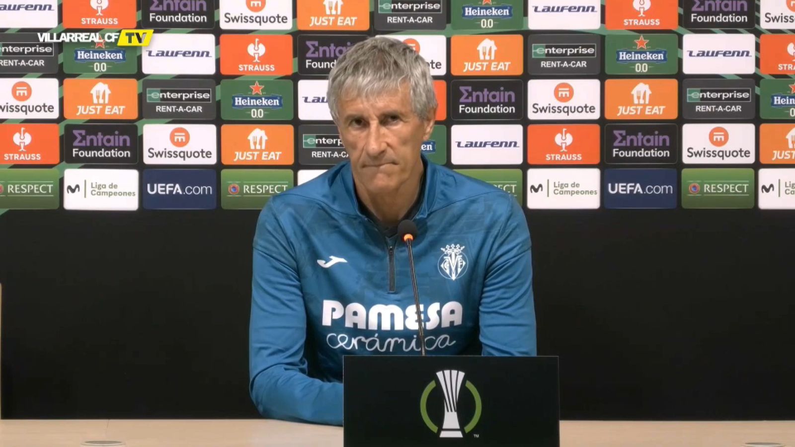 El tècnic del Vila-real, Quique Setién