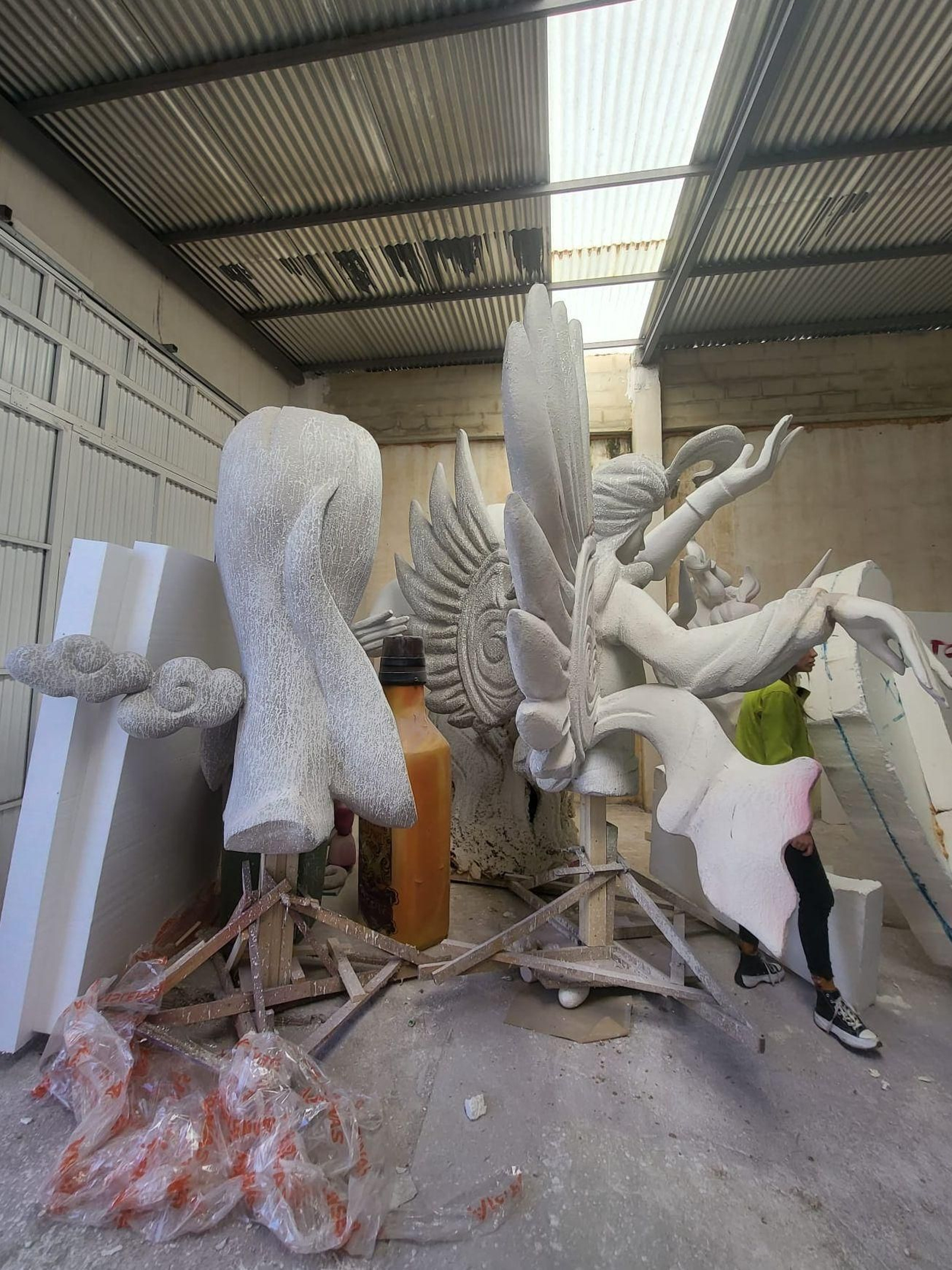 Els monuments estaven mínimament avançats