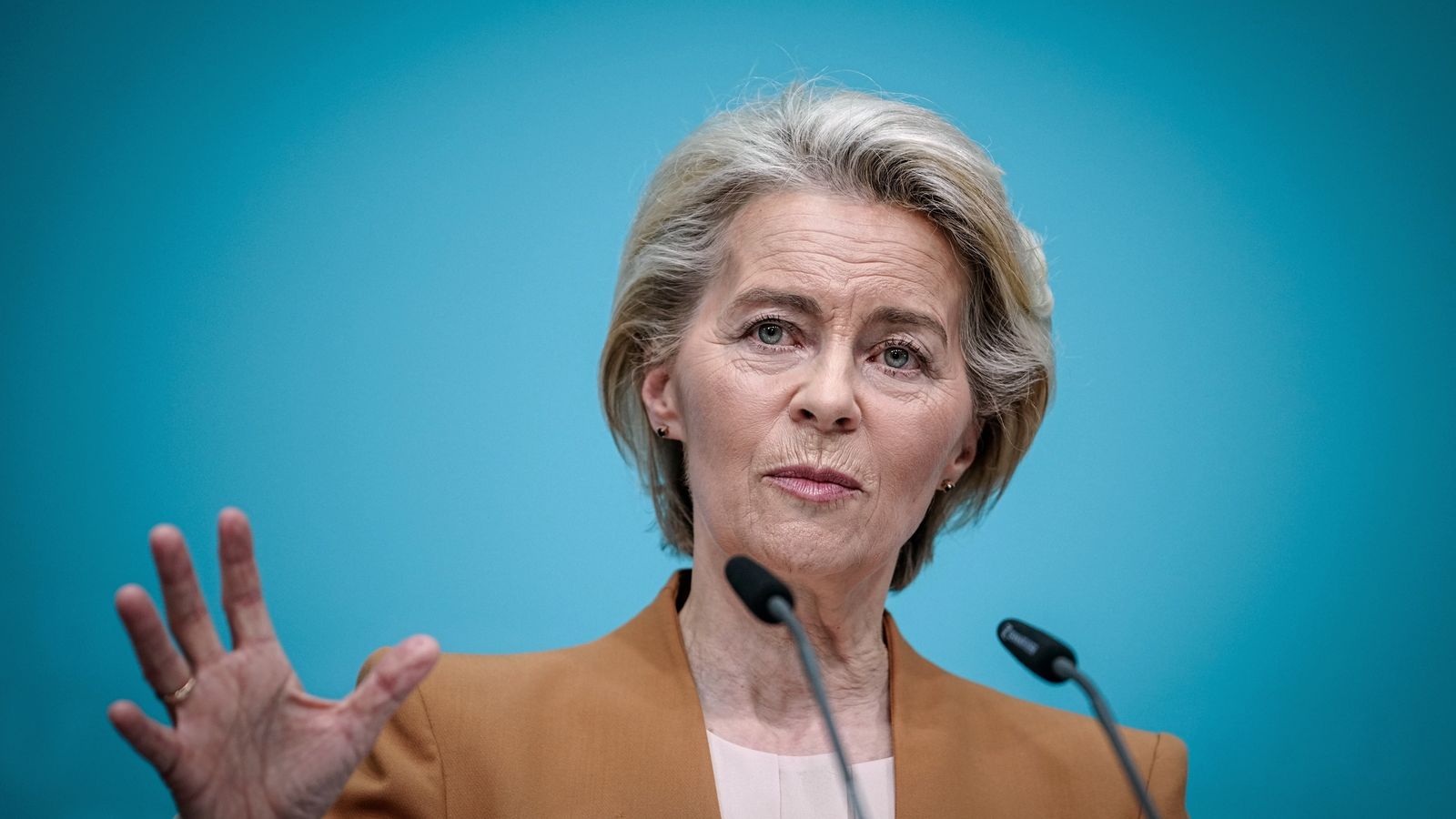 La presidenta de la Comissió Europea, Ursula von der Leyen
