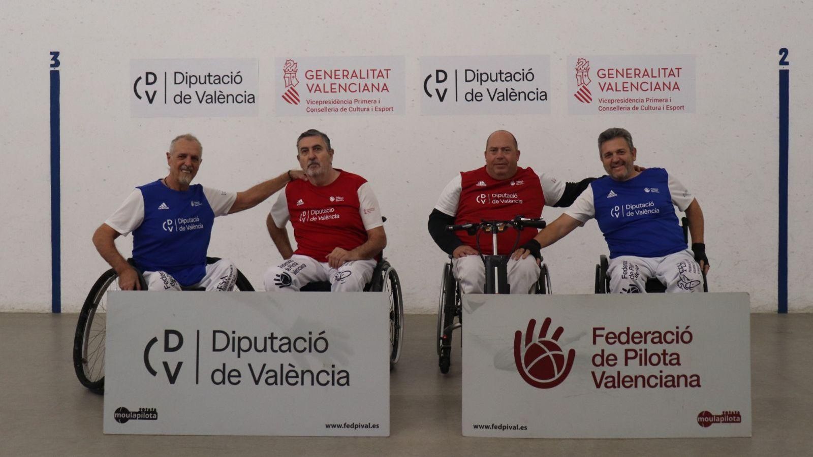 Imatge dels finalistes de raspall