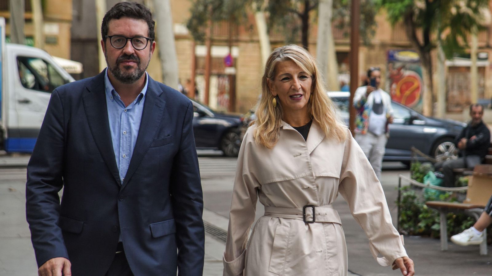 La ministra de Treball, Yolanda Díaz, i el secretari d'Estat, Joaquín Pérez Rey