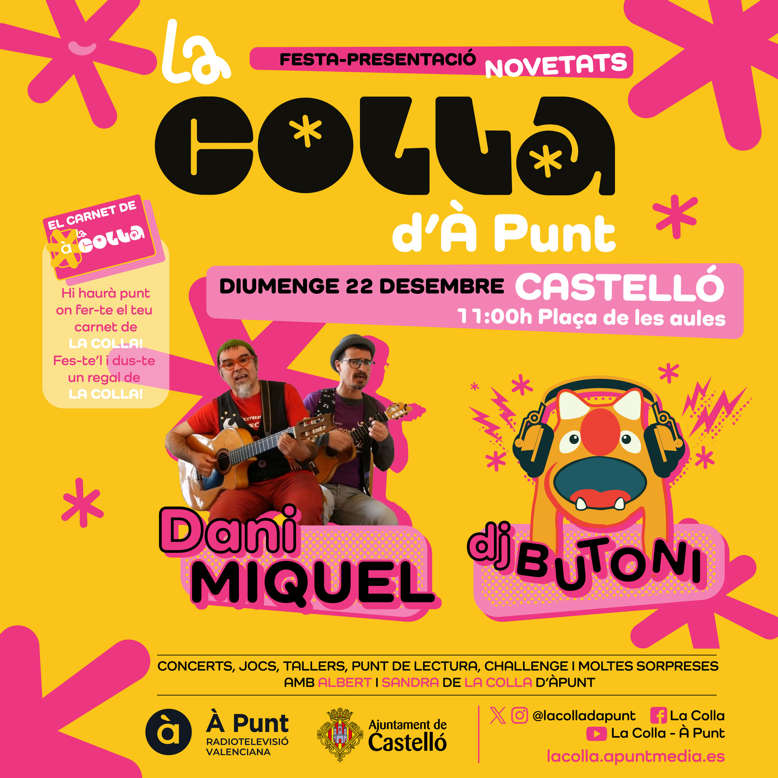 Concerts, jocs, tallers i moltes sorpreses