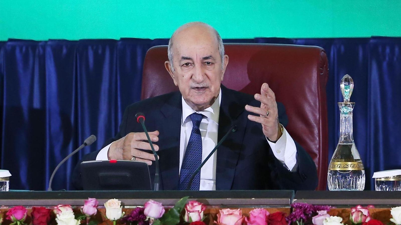 Abdelmayid Tebune, president d'Algèria