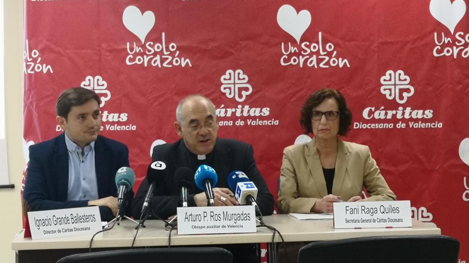 Presentació de la memòria anual del 2017 de Càritas Diocesana de València