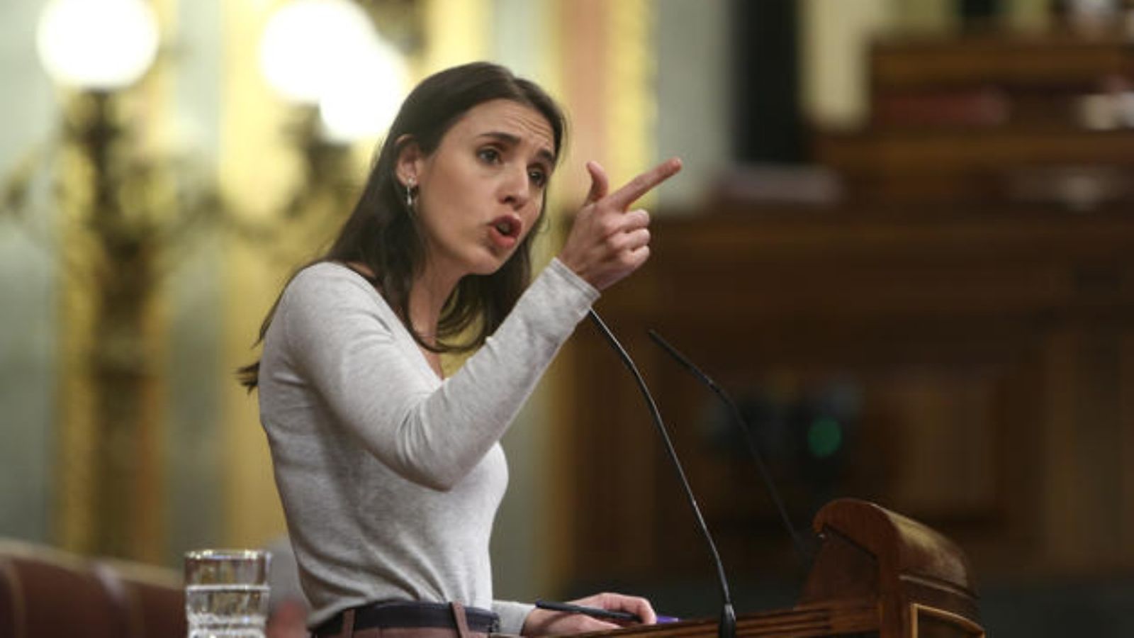 La ministra d'Igualtat, Irene Montero, en un imatge d'arxiu