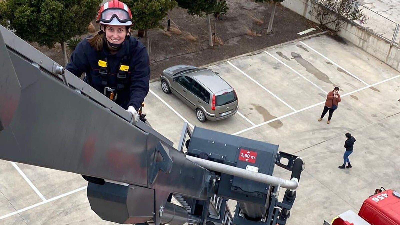 Imatge de Paula Peris al Parc de Benicarló, Consorci Provincial de Bombers de Castelló