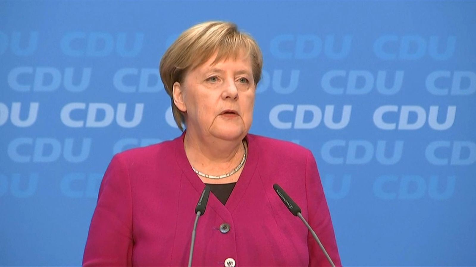 Merkel no es presentarà a la reelecció com a cancellera ni com a líder del seu partit