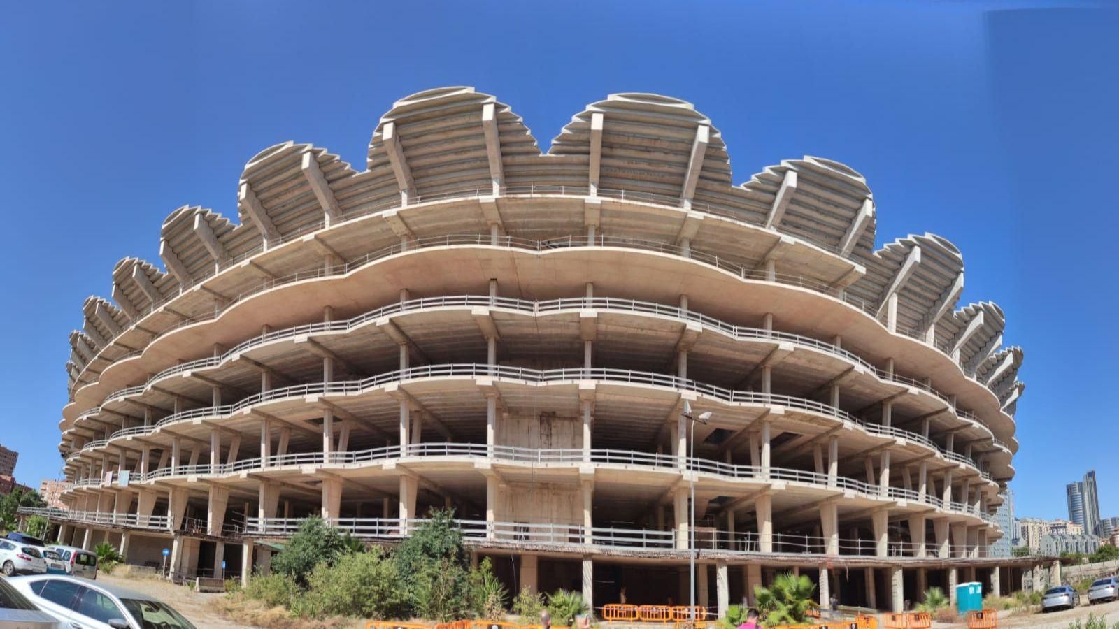 Nou Mestalla en obres Nou Mestalla en obres