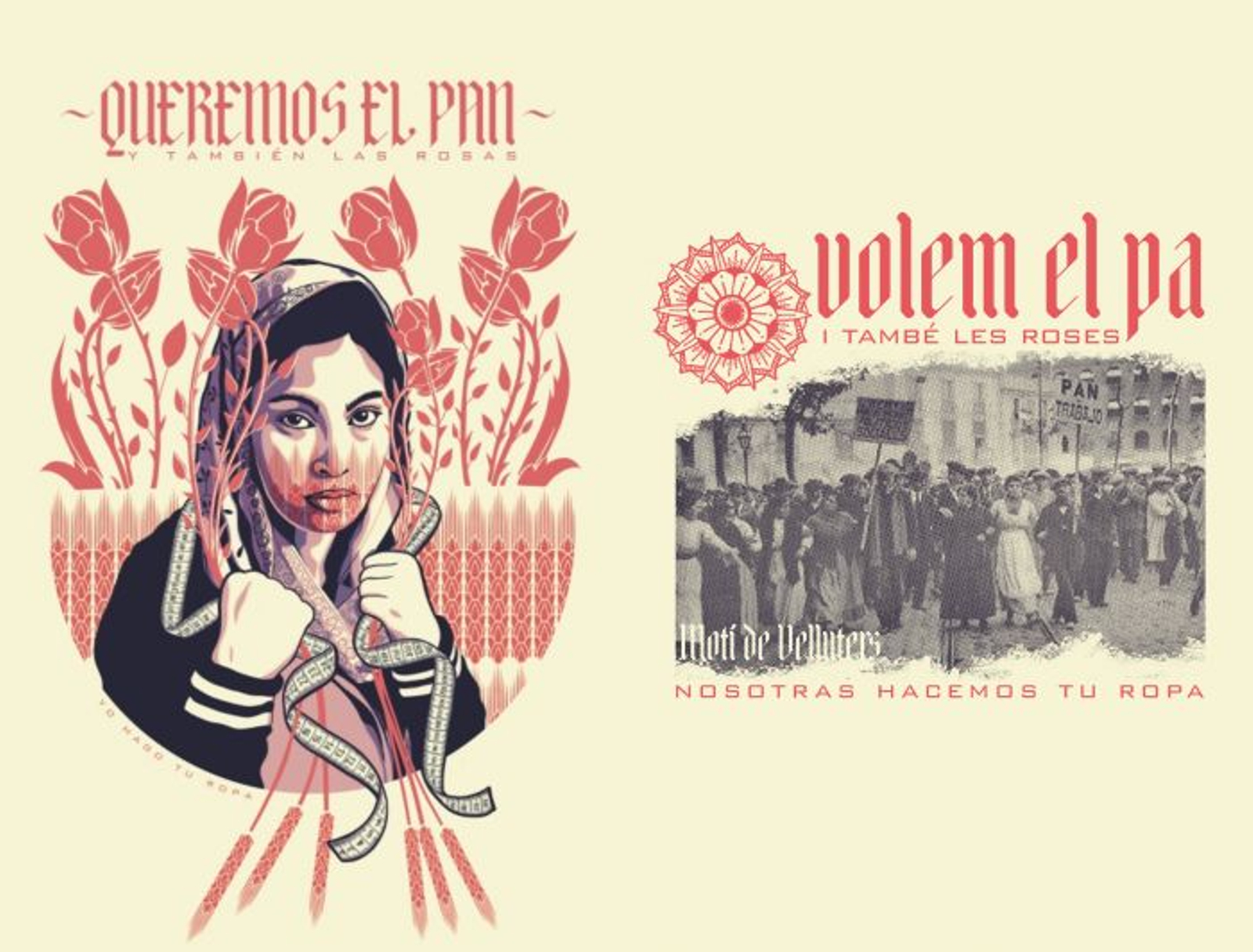 Dissenys de Pa i Roses en clau feminista