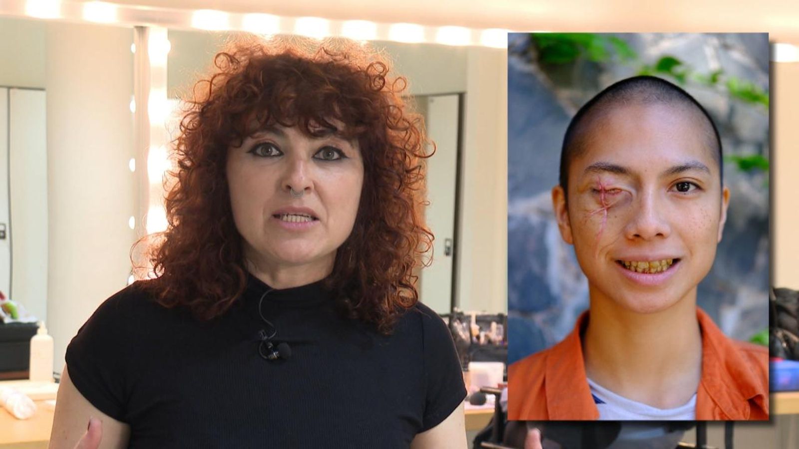 Sarai Rodríguez, en una entrevista en À Punt