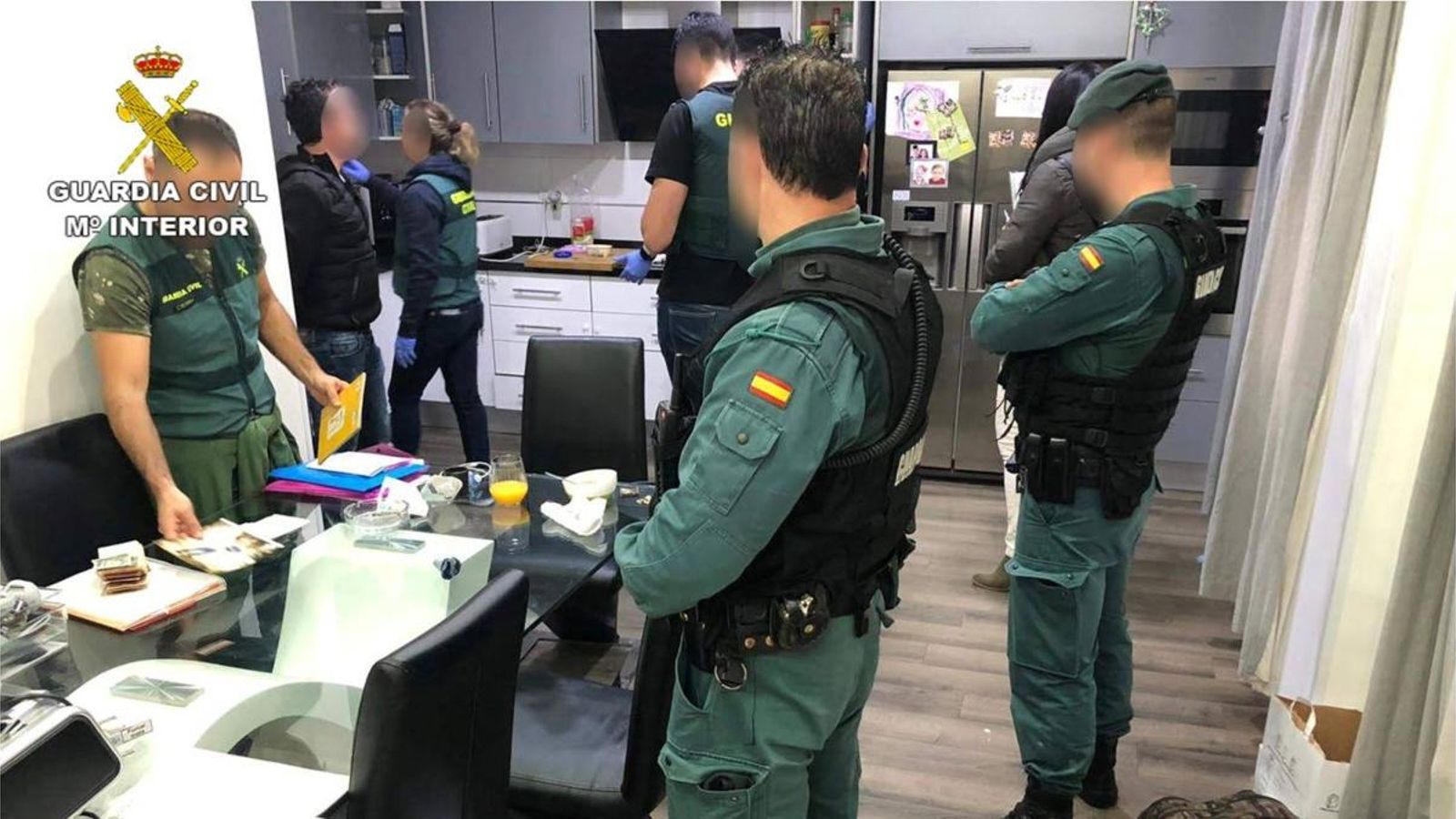 En aquesta operació s'han realitzat set escorcolls en diversos municipis de les comarques del sud valencià i a Múrcia