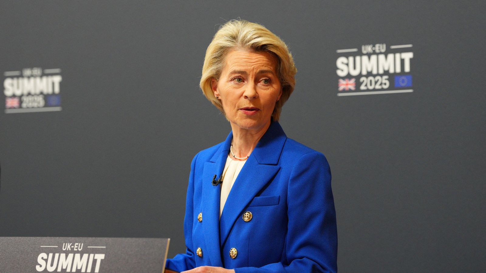 Von der Leyen, el passat 19 de maig a Londres
