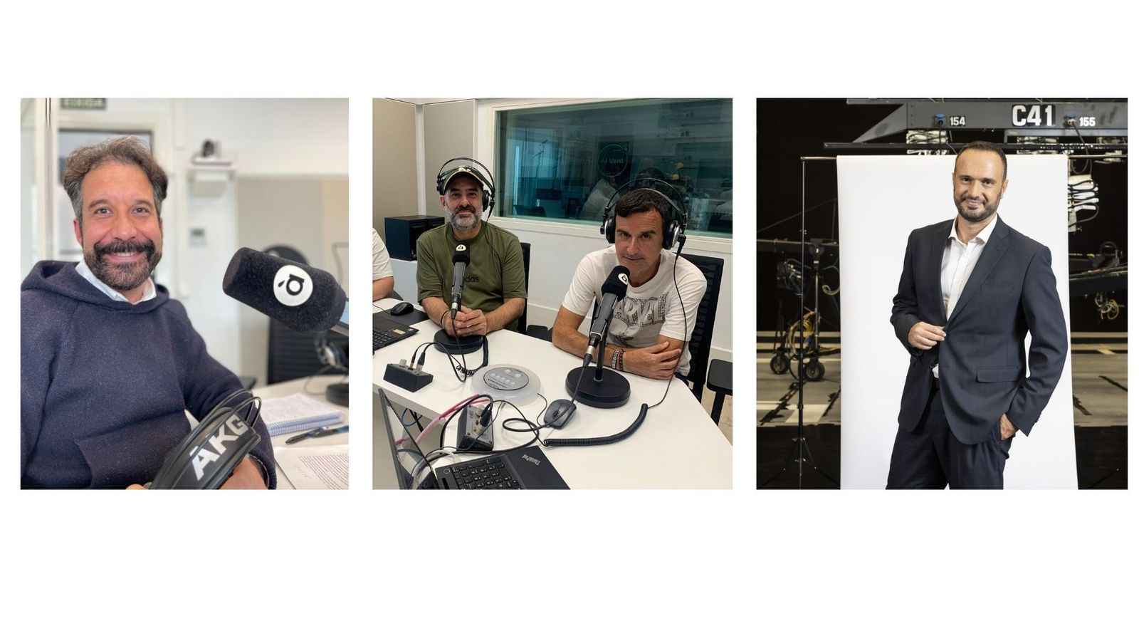 Sergi Olcina (Amunt i Avall), Manolo Montalt i Salva Folgado (90 minuts) i Gustavo Clemente (Contràpunt)