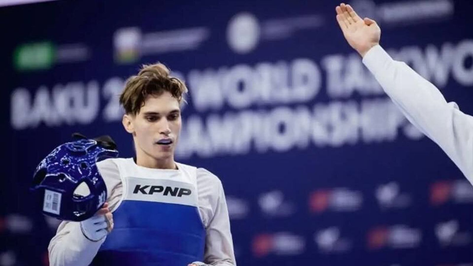 Hugo Arillo, durant la final