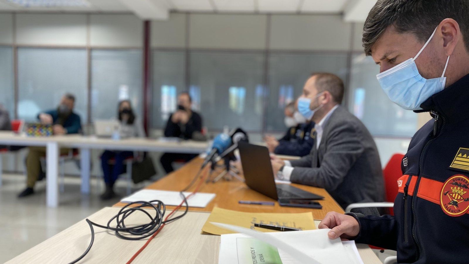 Presentació del dispositiu de seguretat de Falles previst a la ciutat de València