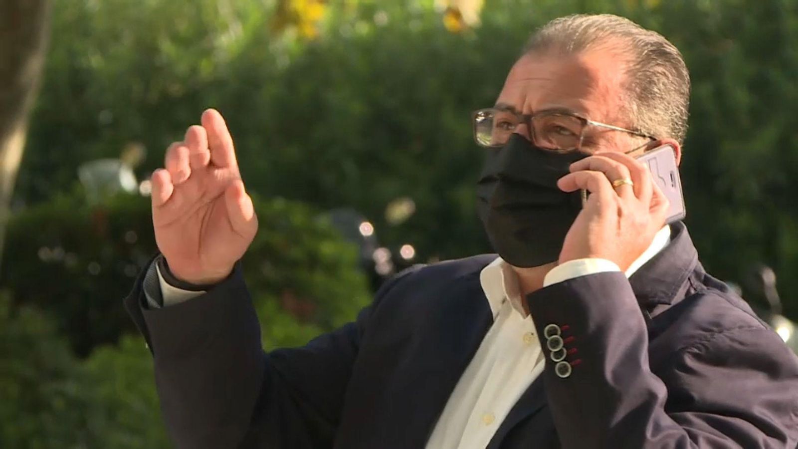 L'exconseller d'Indústria, Fernando Castelló, arriba la Ciutat de la Justícia de València