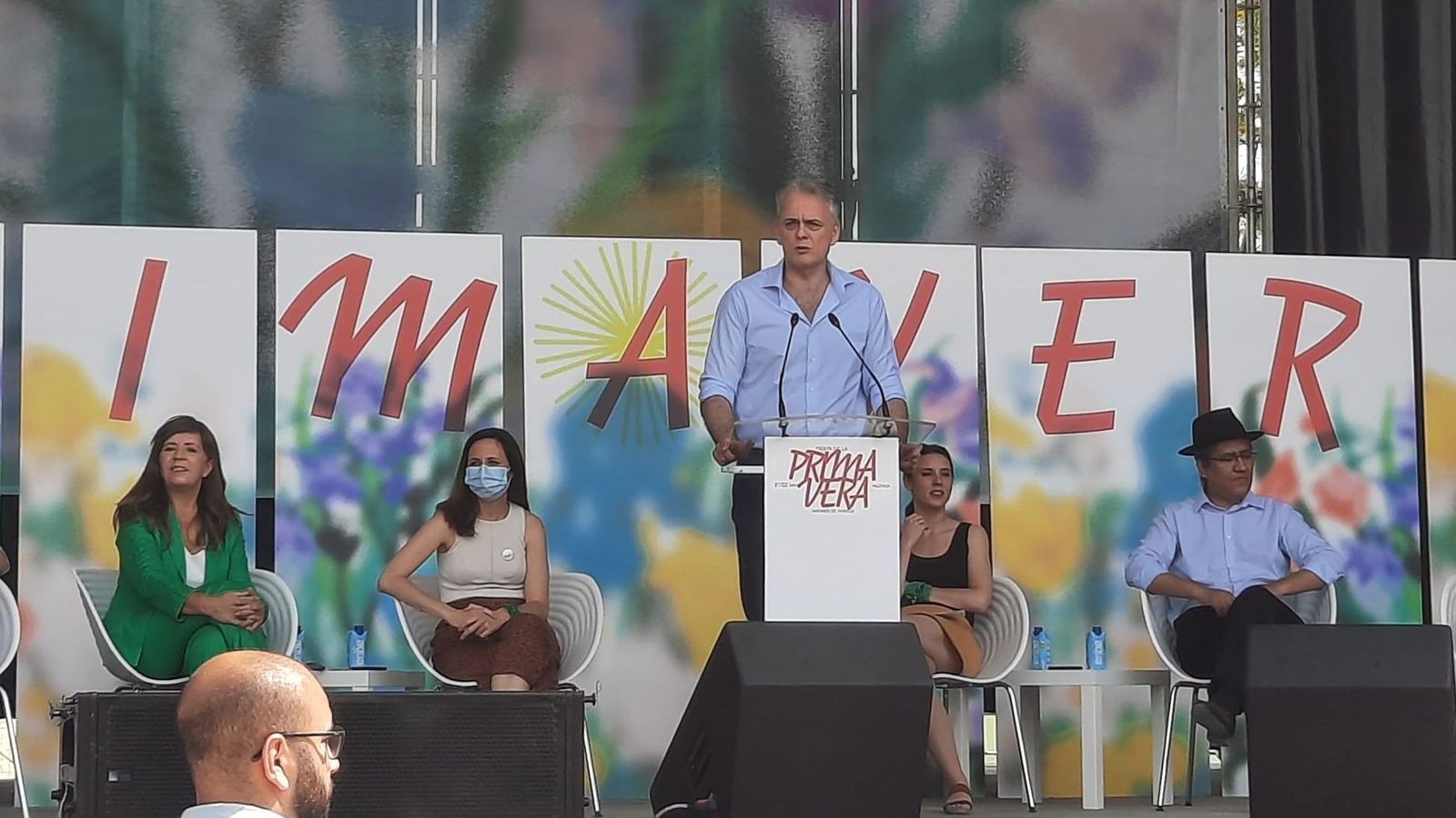 Míting de cloenda de la Festa de la Primavera de Podem, en què han participat les ministres Ione Belarra i Irene Montero i el vicepresident segon Héctor Illueca