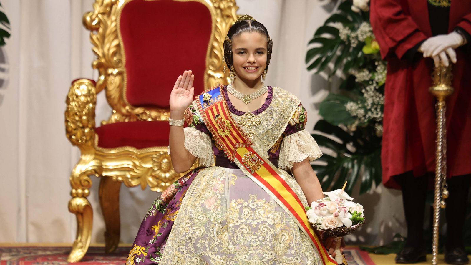 Paula Nieto és exaltada com a fallera major infantil