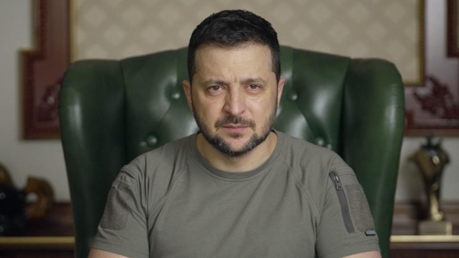 El president d'Ucraïna, Volodímir Zelenski El president d'Ucraïna, Volodímir Zelenski