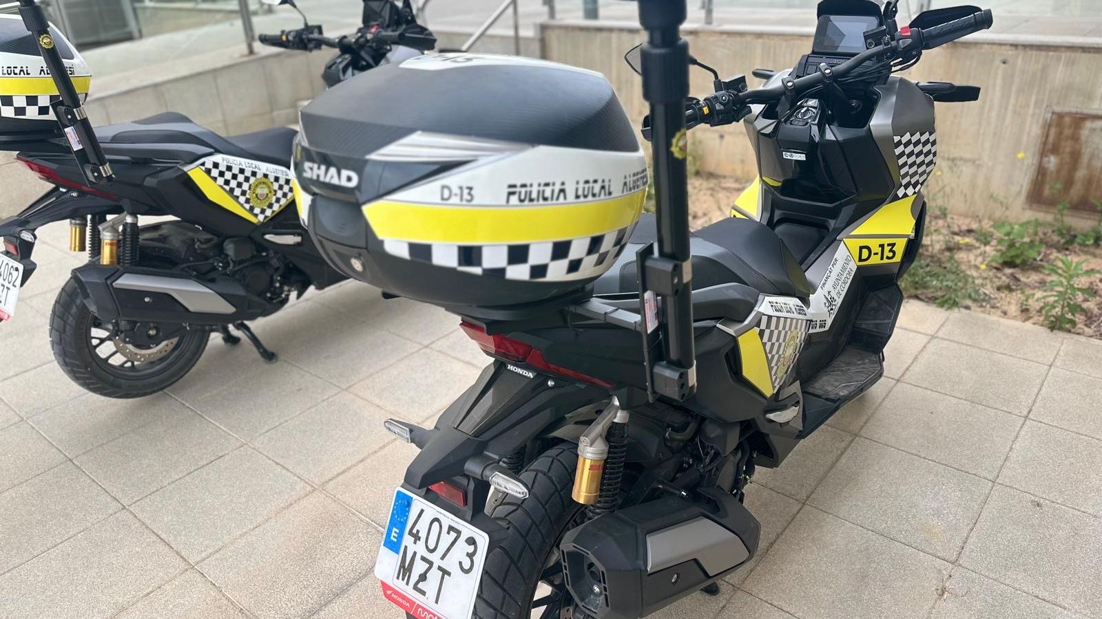 Motos de la Policia Local d'Algemesí