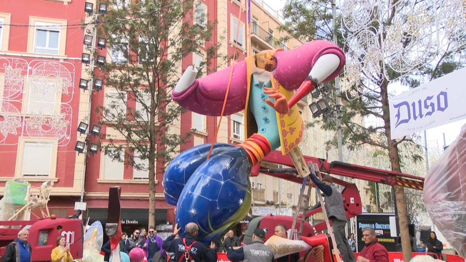 Les falles de Secció Especial comencen a muntar-se aquest diumenge