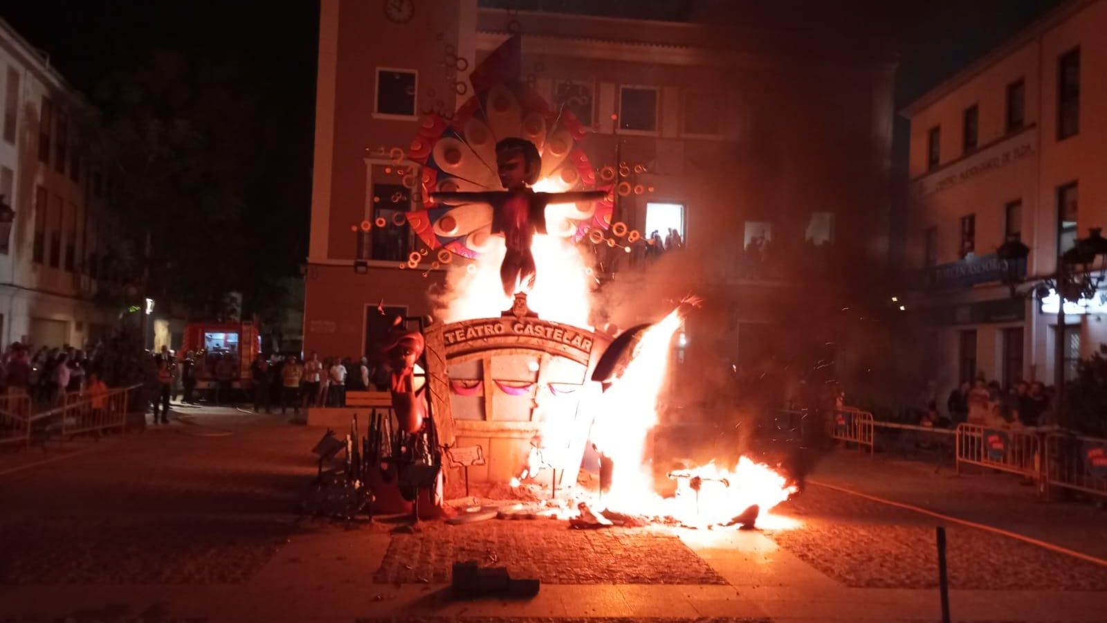 Cremà de la Falla oficial d'Elda 2023
