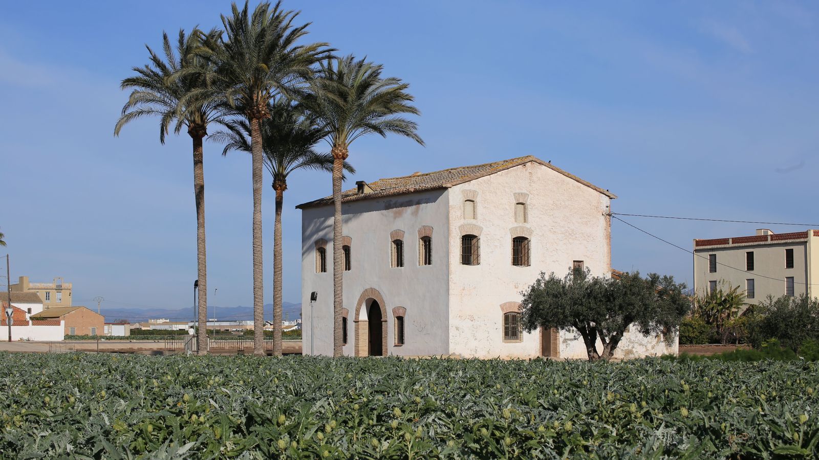 Una alqueria situada en l'horta de València, en una imatge d'arxiu