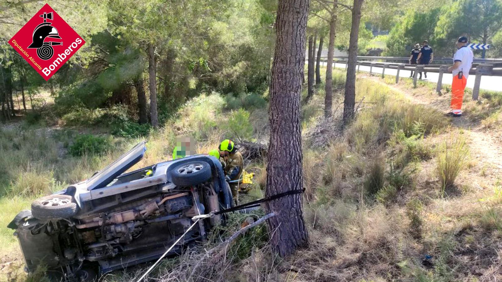 Imatge del vehicle accidentat