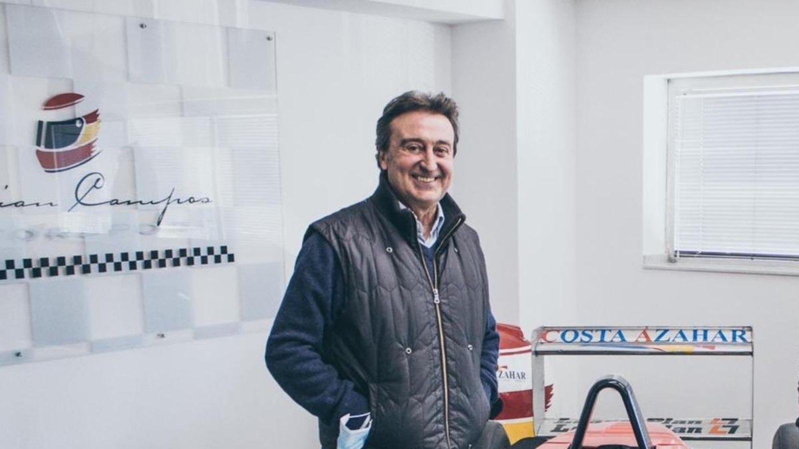 L'expilot de Fórmula 1 i fundador de Campos Racing, Adrián Campos L'expilot de Fórmula 1 i fundador de Campos Racing, Adrián Campos