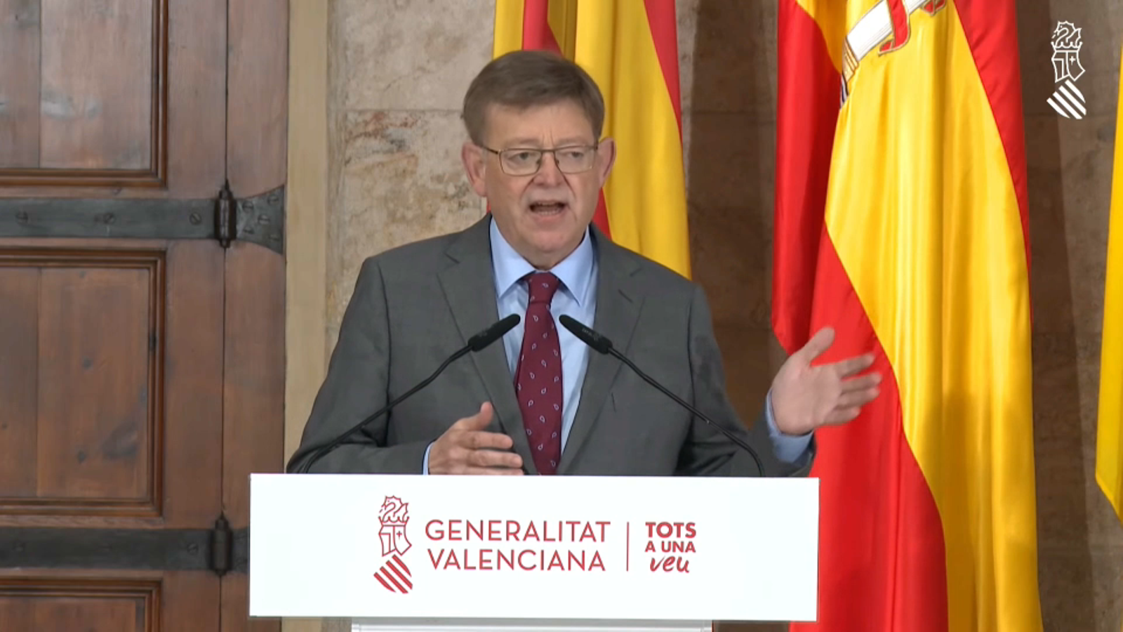 El president del Consell, en roda de premsa aquest dijous