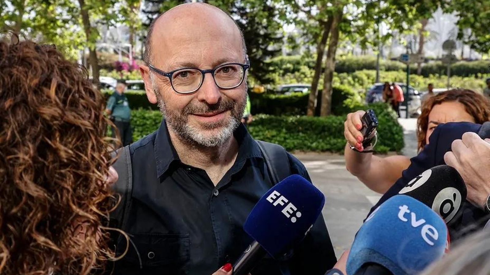 Francis Puig, germà del president de la Generalitat, quan va acudir a declarar per presumptes irregularitats en ajudes concedides a les seues empreses en una imatge d'arxiu