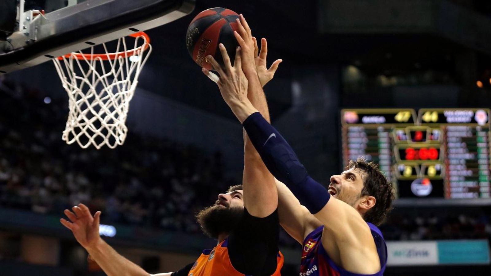 Dubljevic en un partit contra el Barça