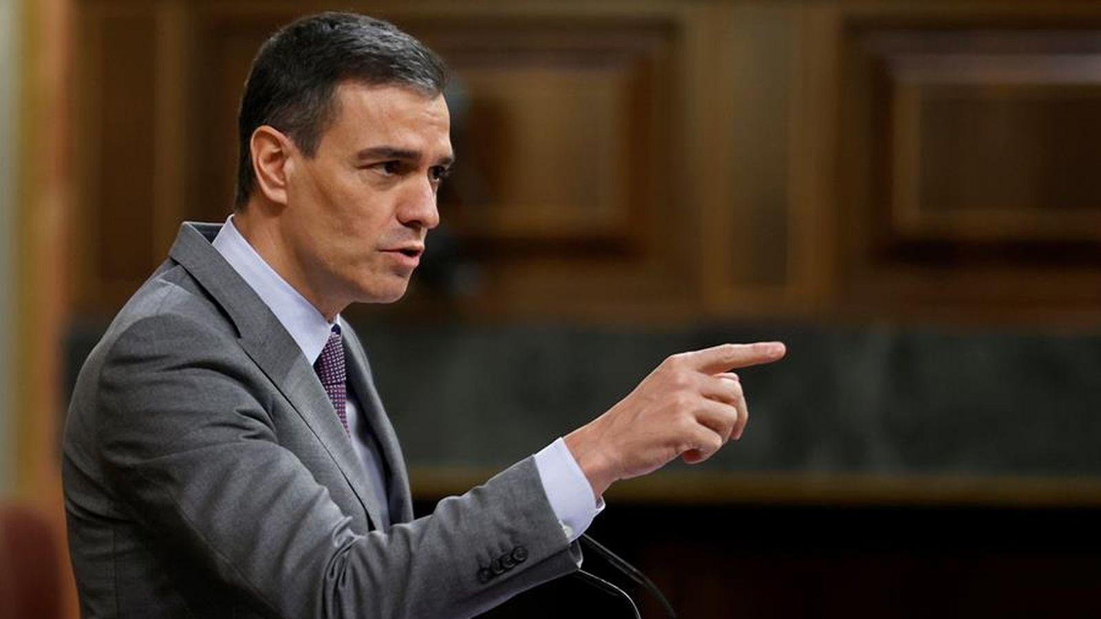 Pedro Sánchez, aquest dimecres en el Congrés