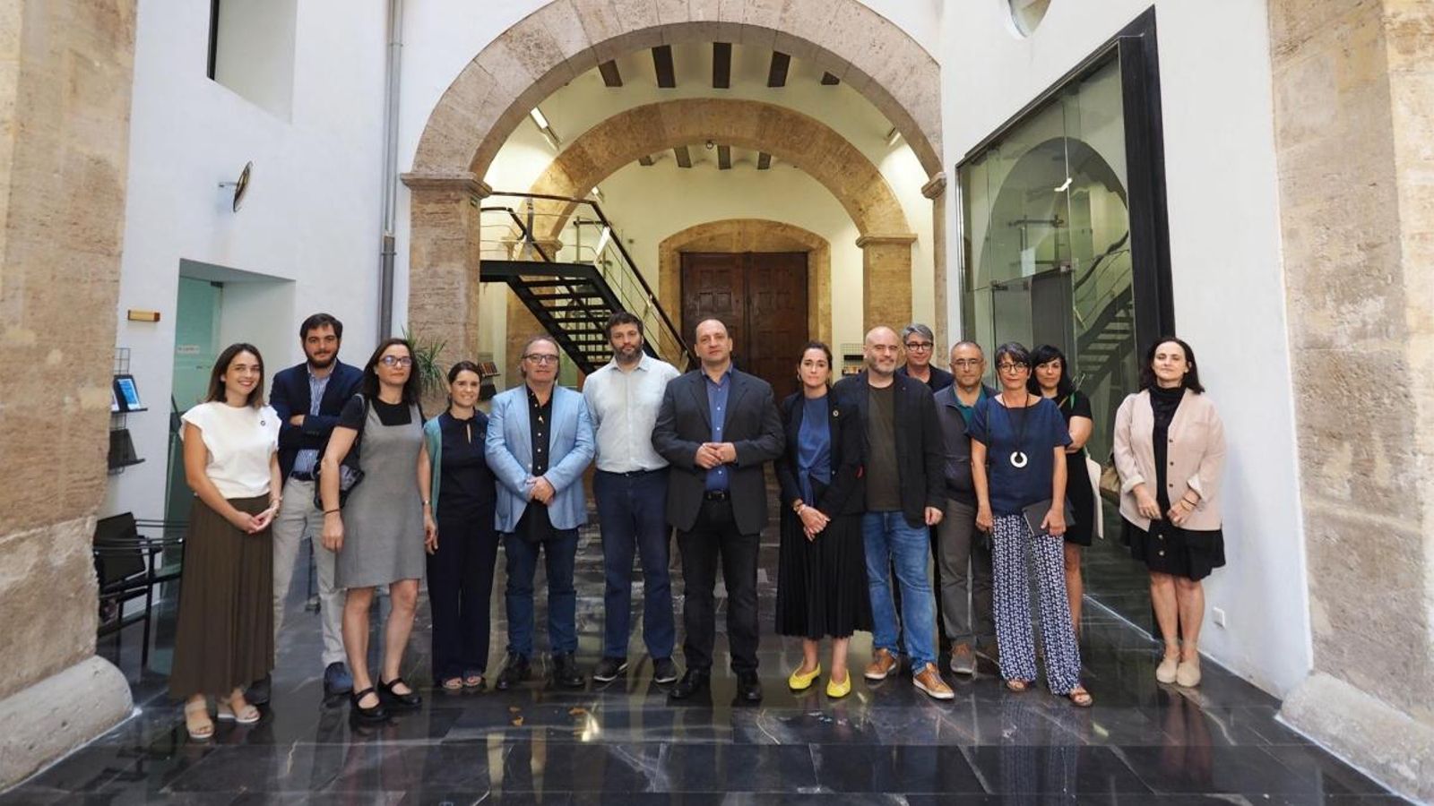 Representants del pacte valencià per l’arquitectura sostenible