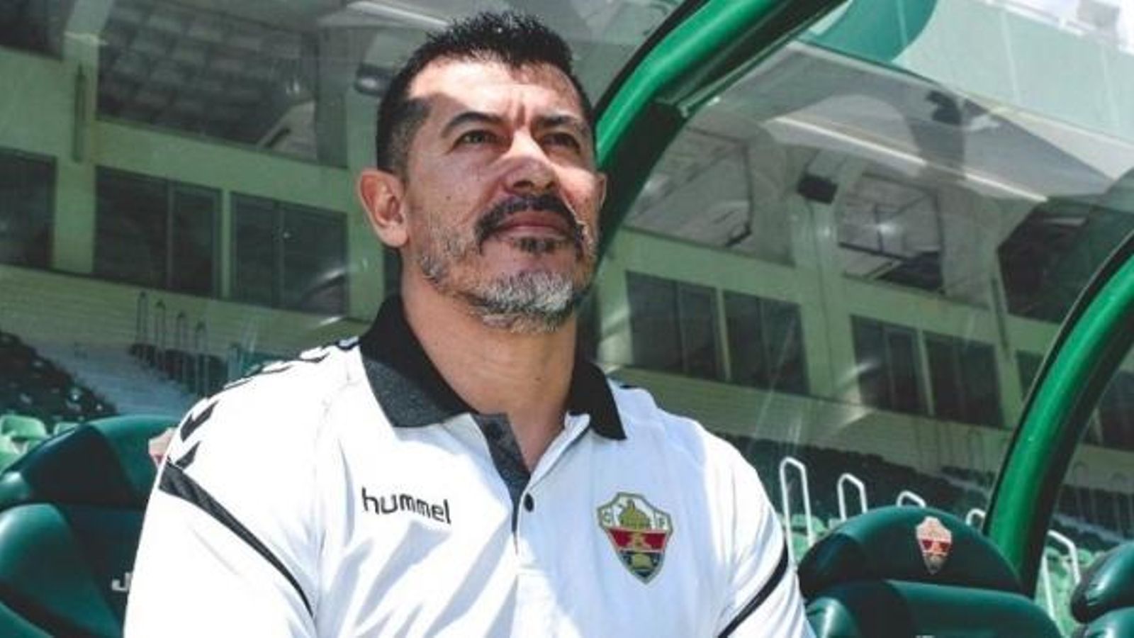 Jorge Almirón, a la banqueta de l'Elx del Martínez Valero